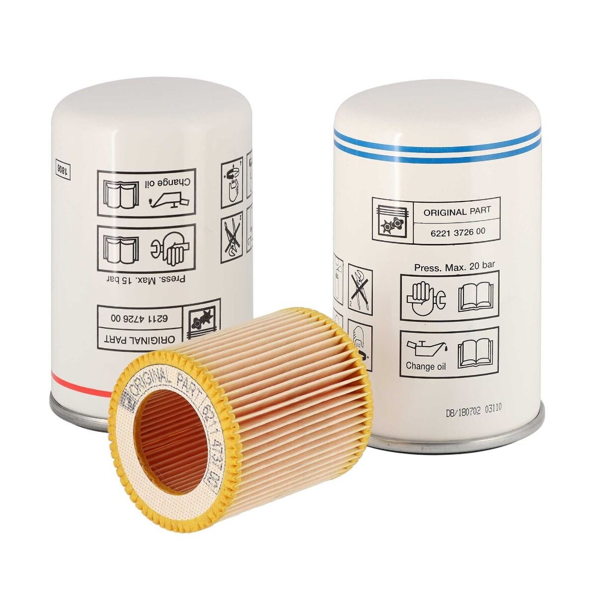 Servisný set B 4000 h pre skrutkové kompresory APS 3-7.5 Basic G1&G2