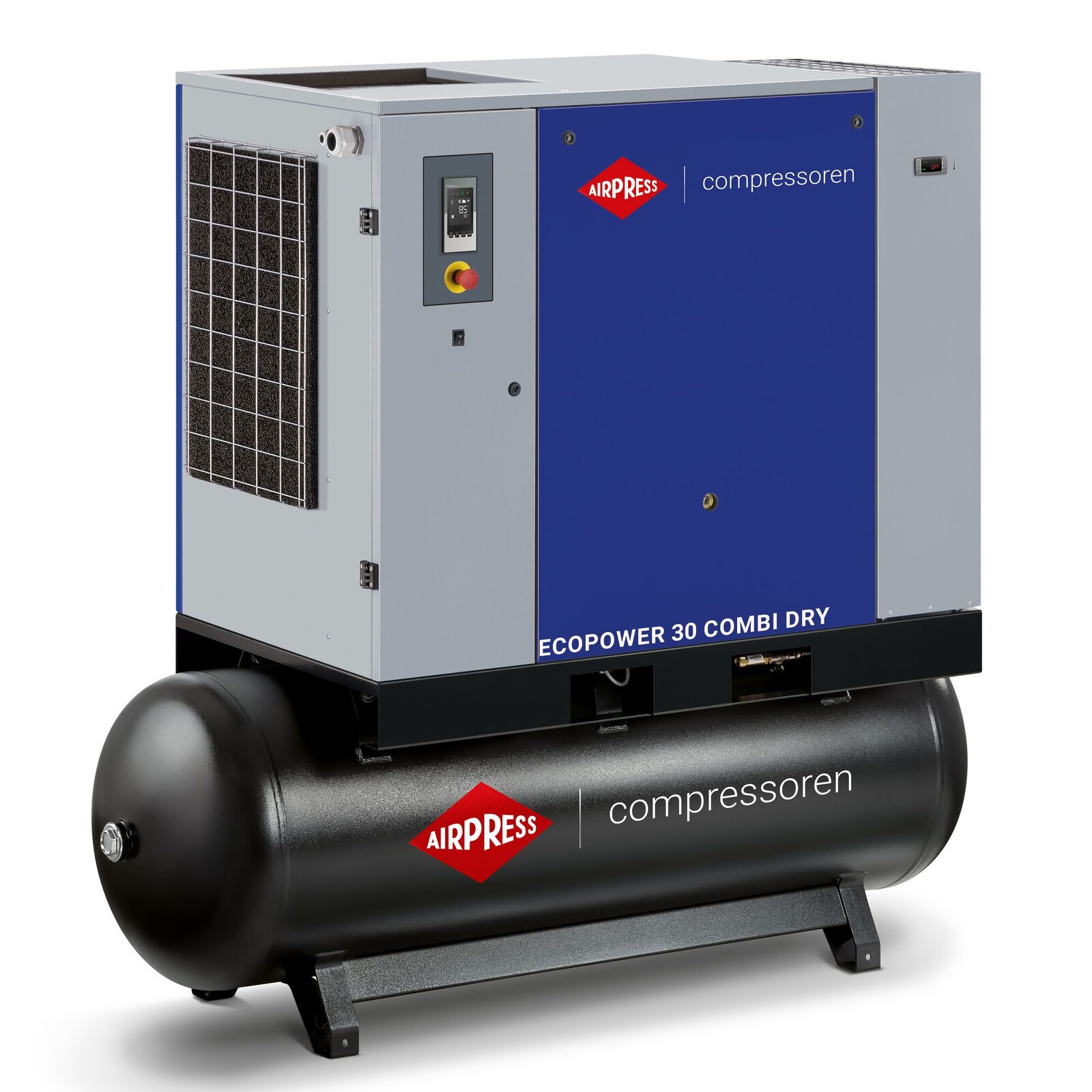 Skrutkový kompresor EcoPower 30B Combi Dry 10 bar 30 HP/22 kW 3216 l/min 500 l