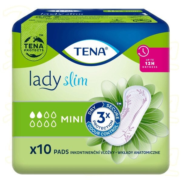 TENA Lady Mini Slim Inkontinenčné vložky 10 ks