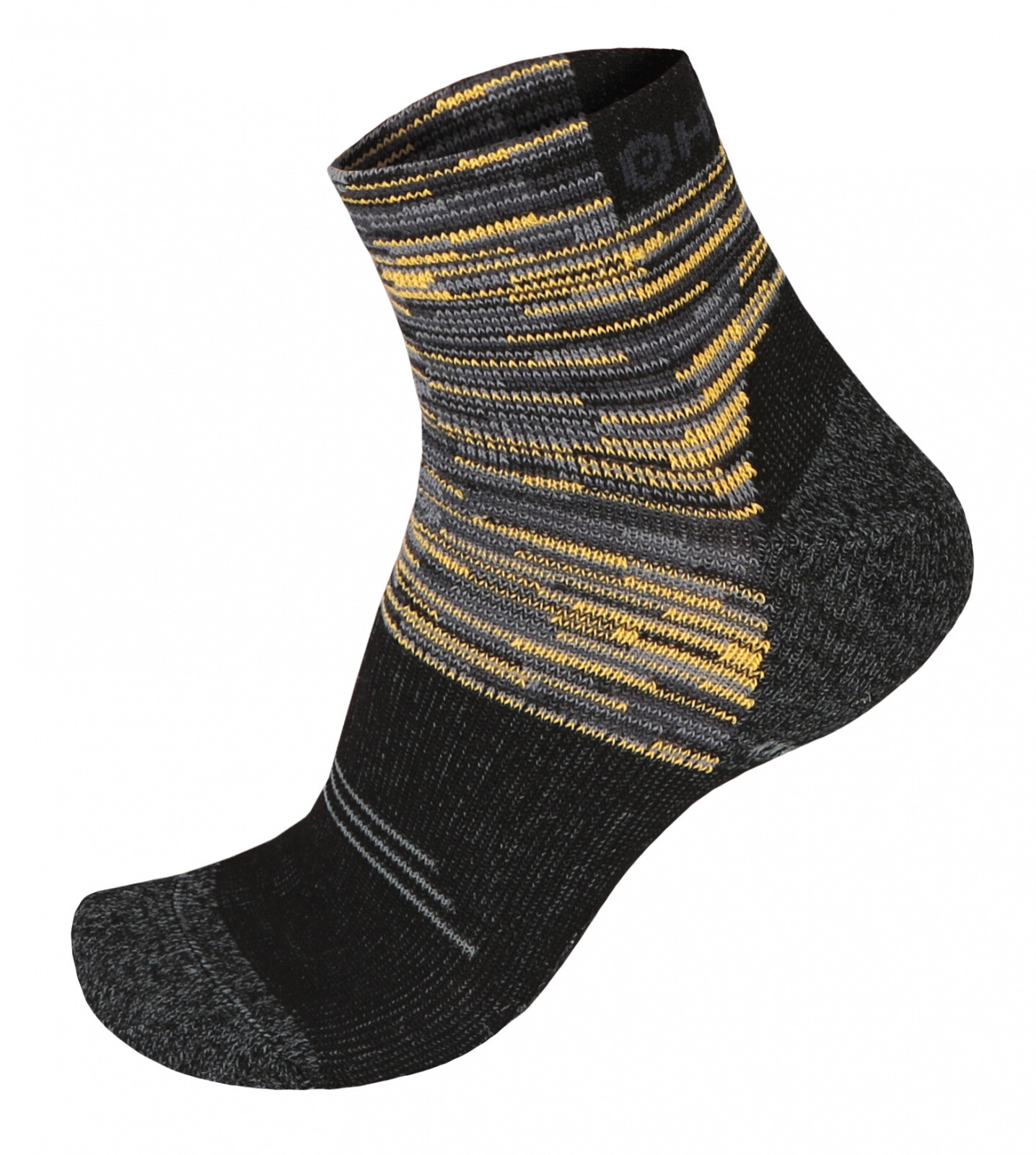 Husky Ponožky Hiking čierna/žltá Veľkosť: XL (45-48)