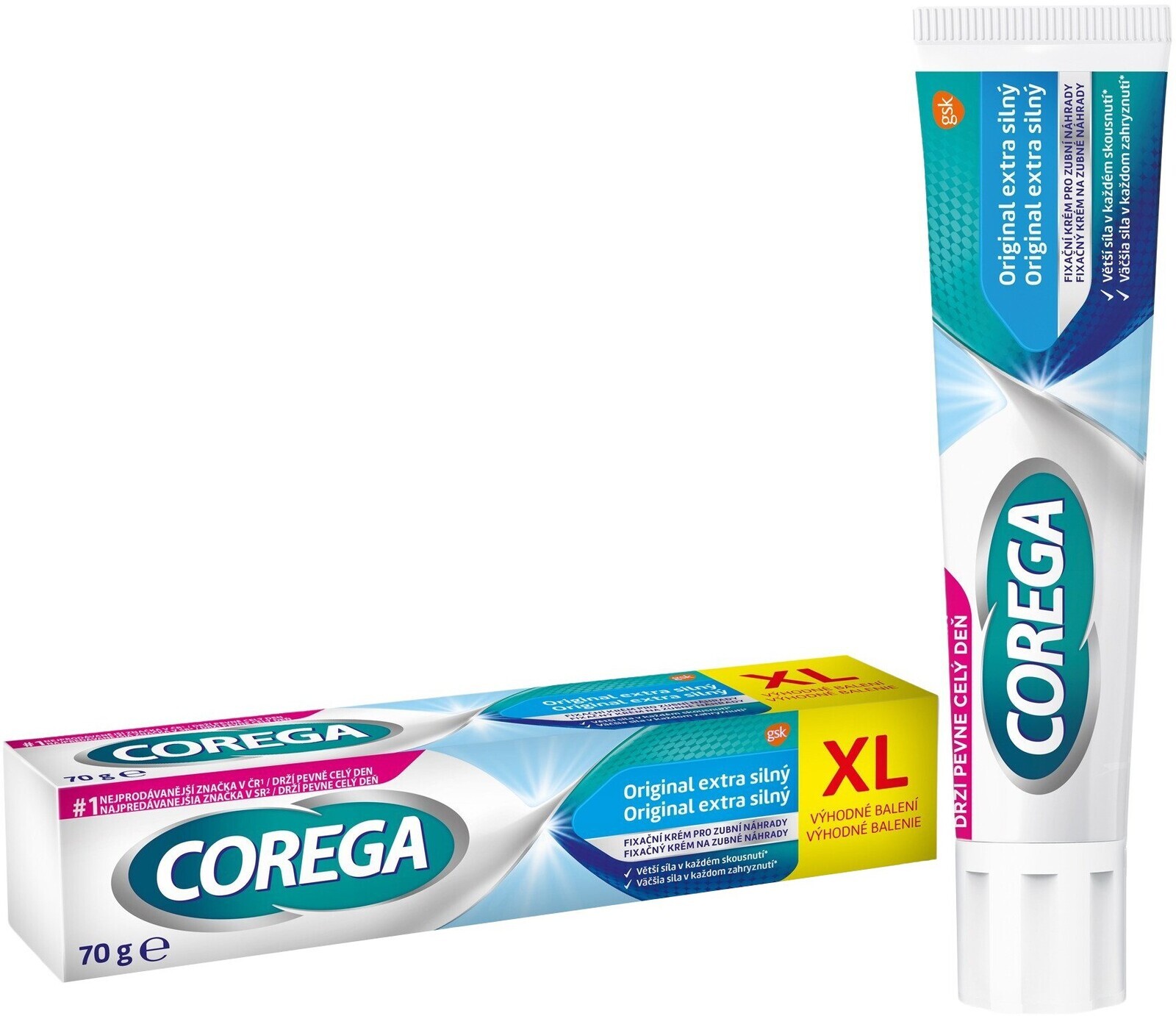 COREGA Original Fixačný krém extra silný XL 70 g