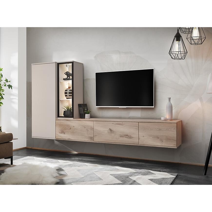 Obývacia stena Clare Dvc Cl Dub Viking/Kašmír