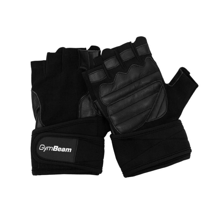 GymBeam Fitness rukavice Pro WristWraps Black  S