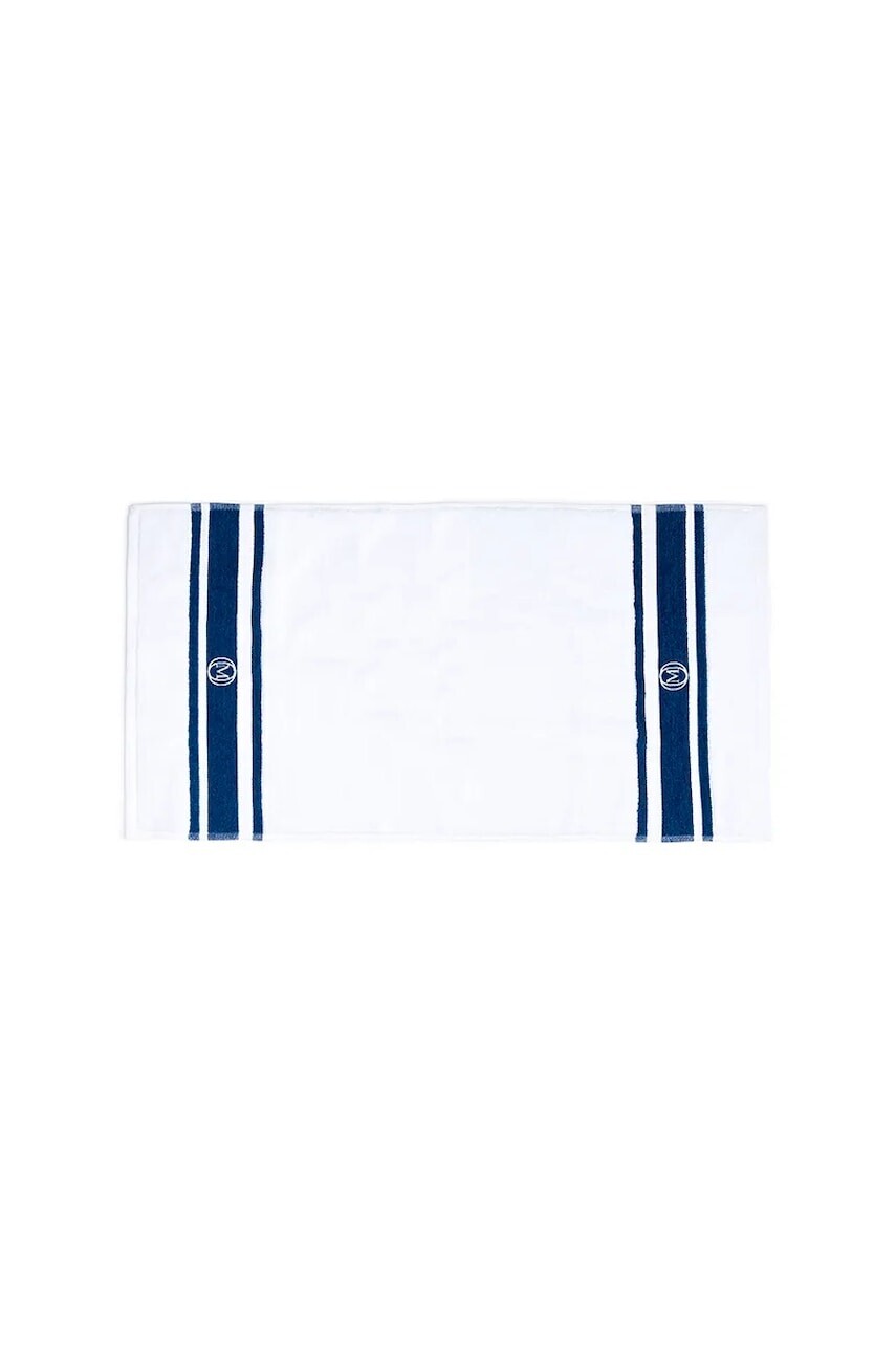 Veľký bavlnený uterák Officine Monogram Monogram Linea 100 x 160 cm tyrkysová farba
