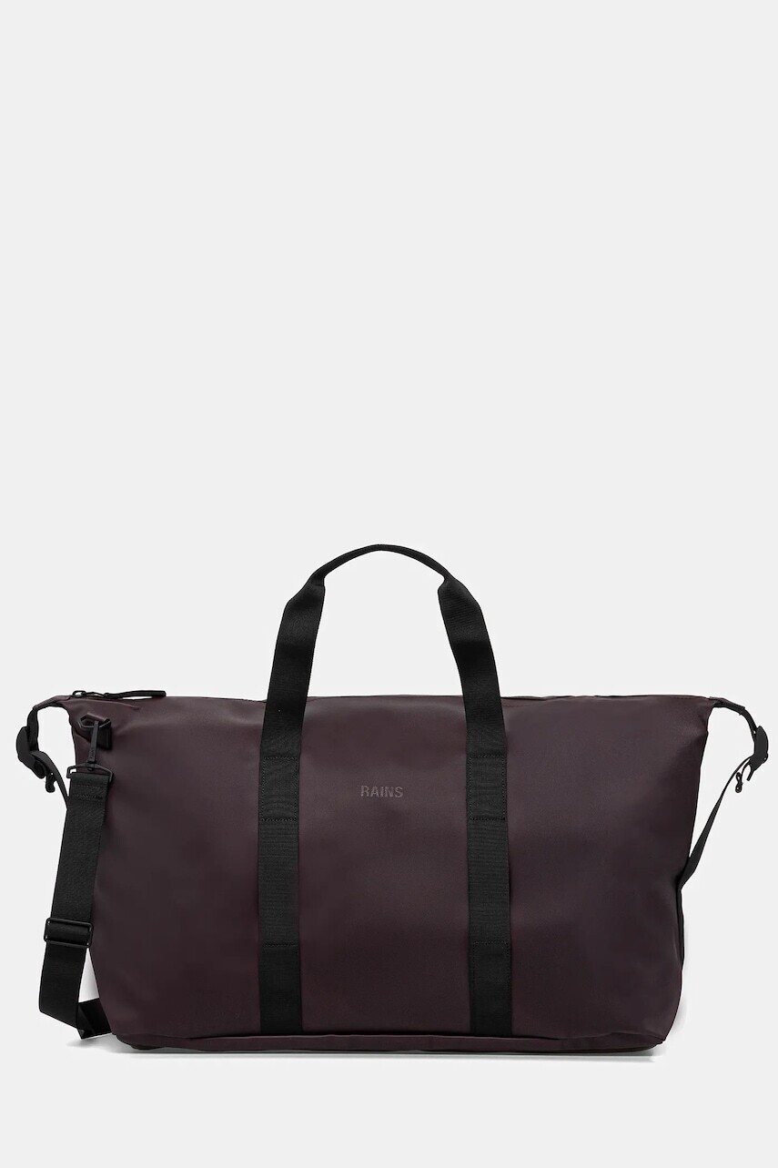 Taška Rains 14200 Hilo Weekend Bag hnedá farba, 14200