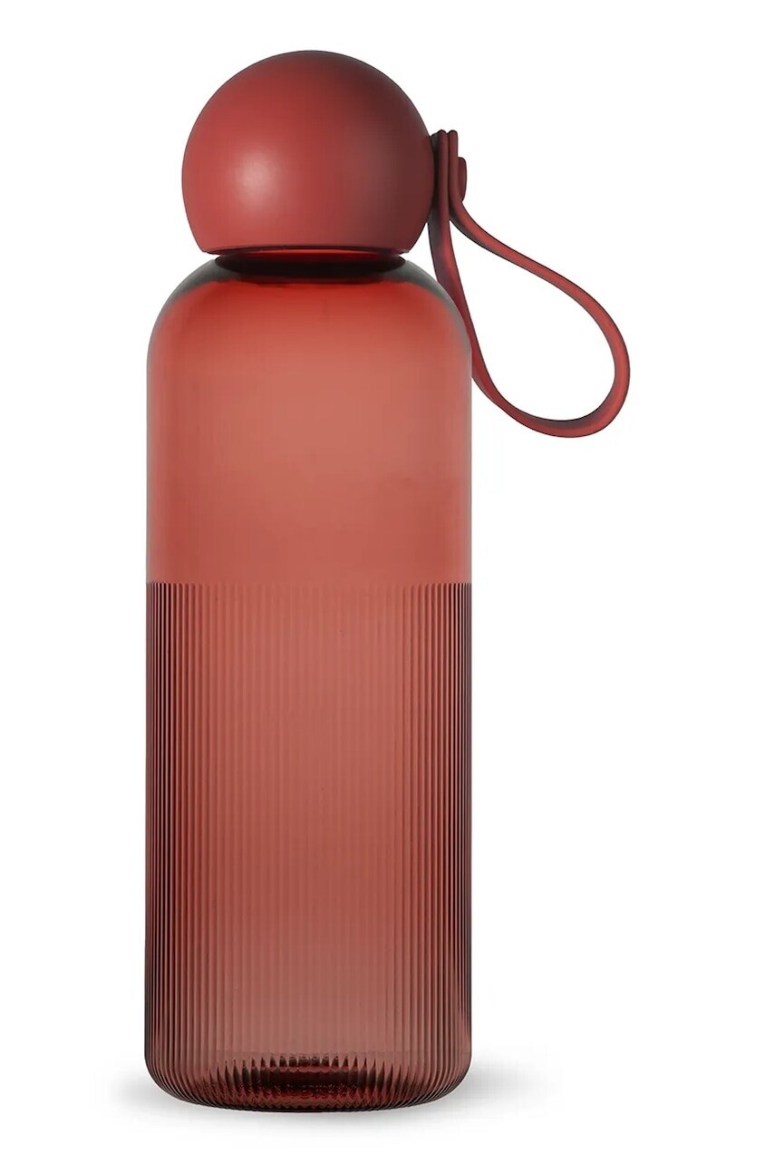 Fľaša na vodu Sagaform Ture 600 ml červená farba
