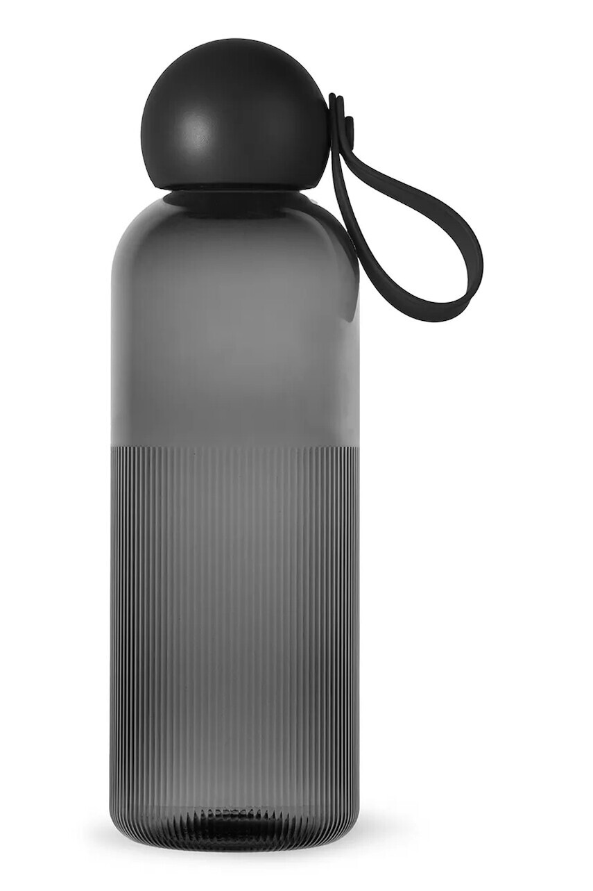 Fľaša na vodu Sagaform Ture 600 ml čierna farba