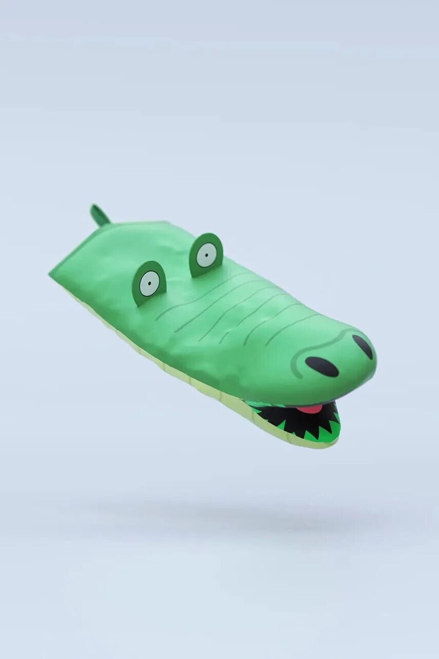 Kuchynská rukavica Fluid Market Crocodile zelená farba