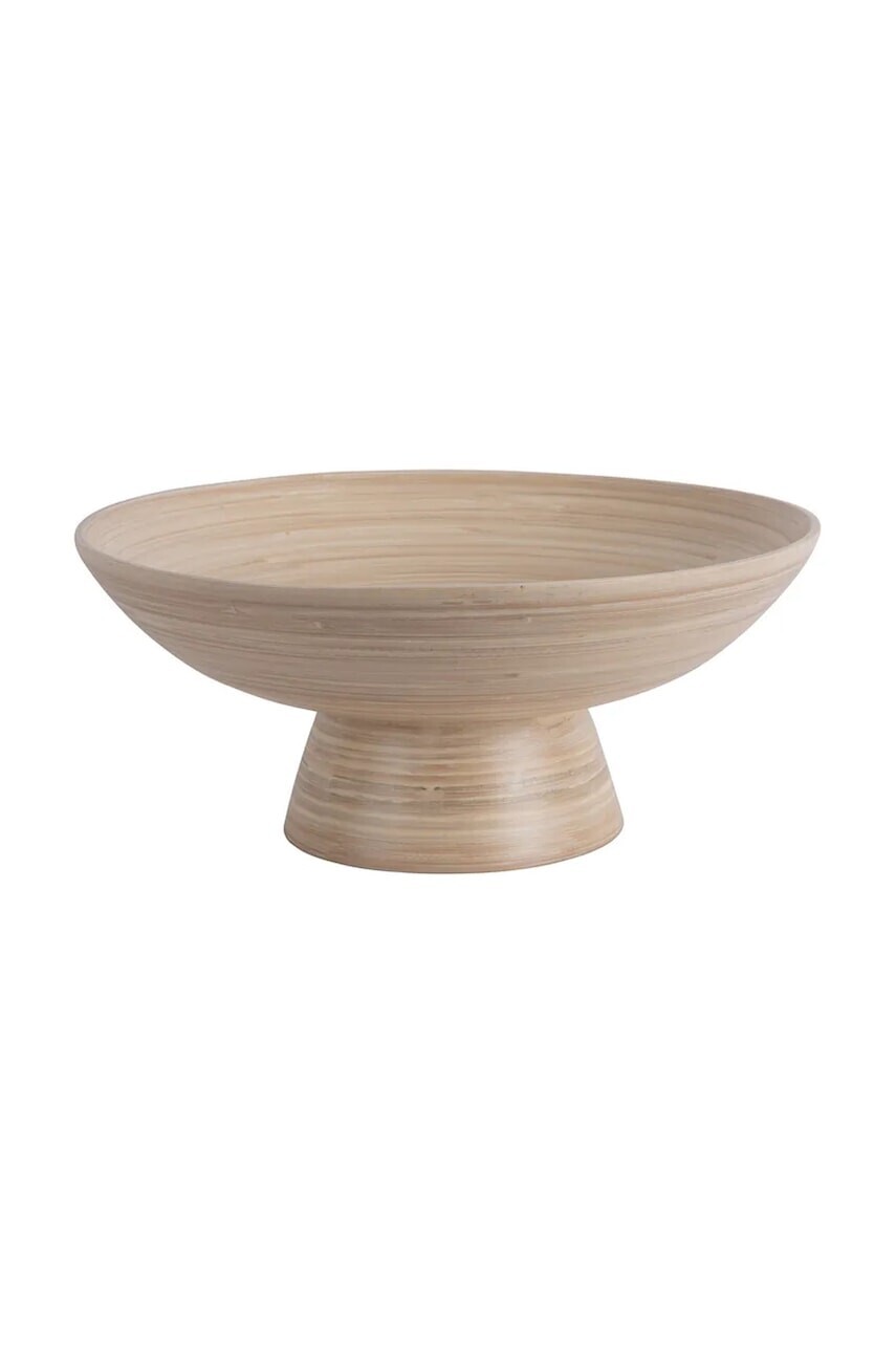Dekoračná miska Present Time Fruit Bowl Puro 30 cm hnedá farba