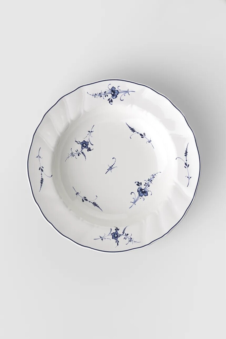 Hlboký tanier Villeroy & Boch Old Luxembourg 23 cm biela farba
