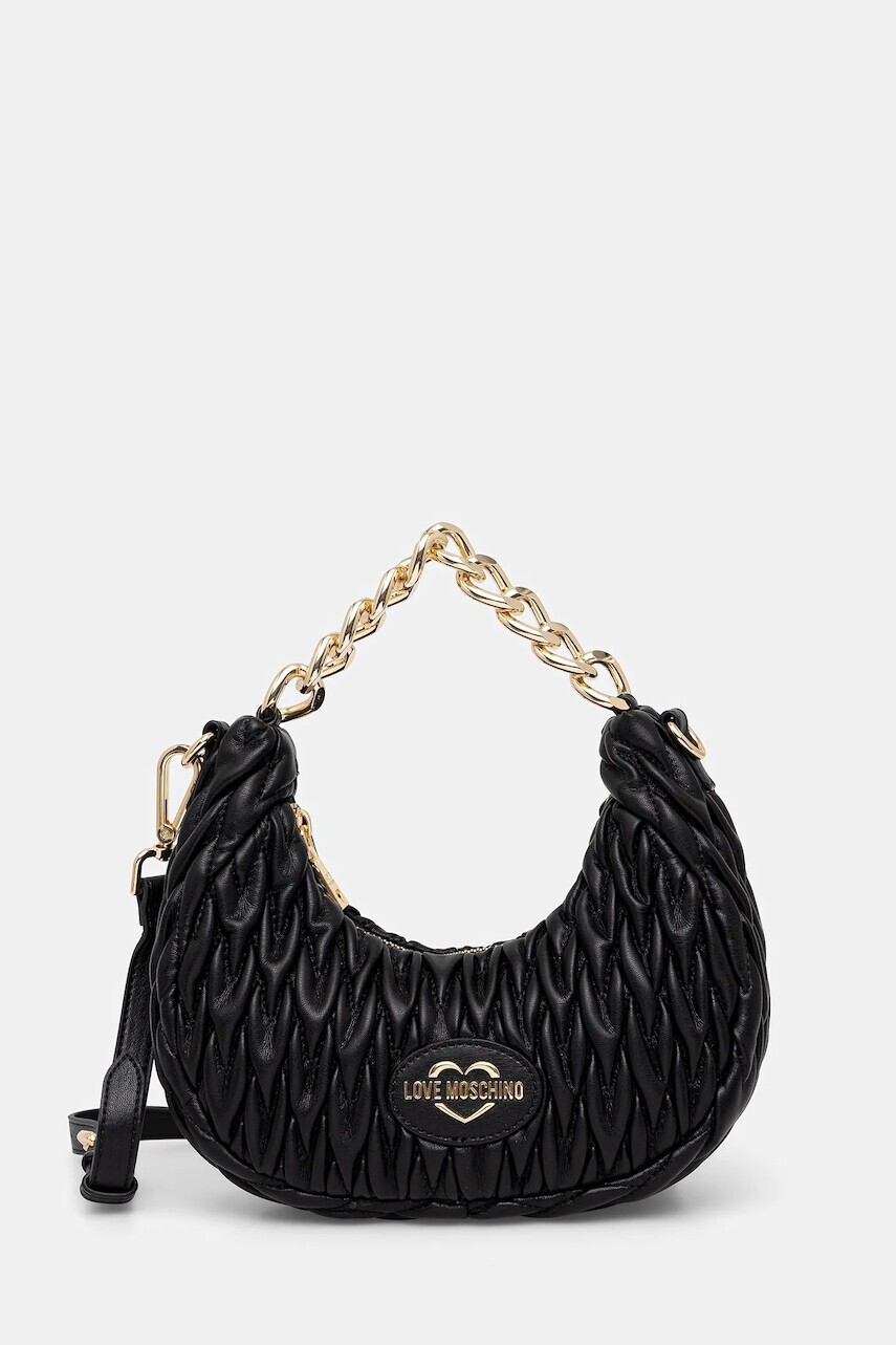 Kabelka Love Moschino čierna farba, JC4014PP1NLH0000