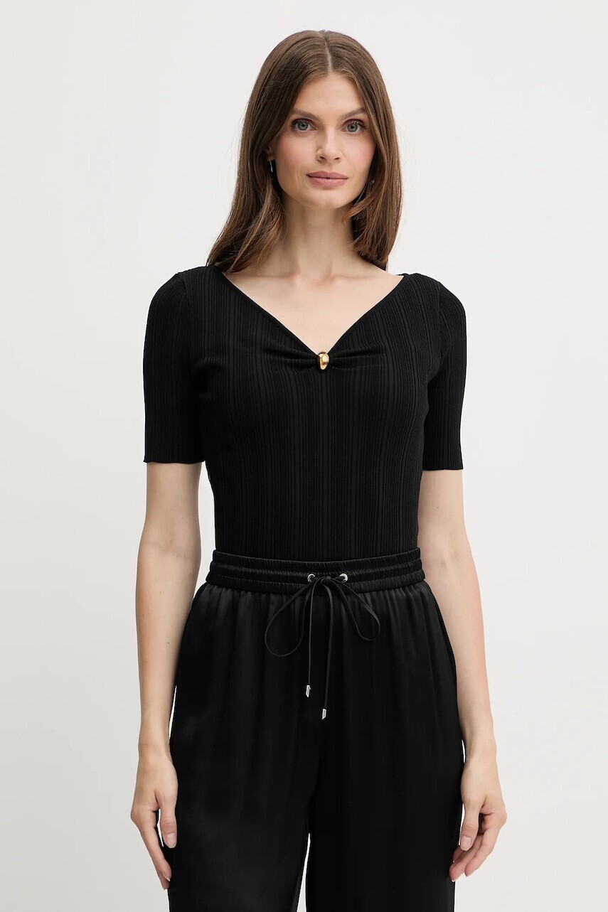 Blúzka Marciano Guess KATHLEEN čierna farba, jednofarebná, 5YGR02 5875Z