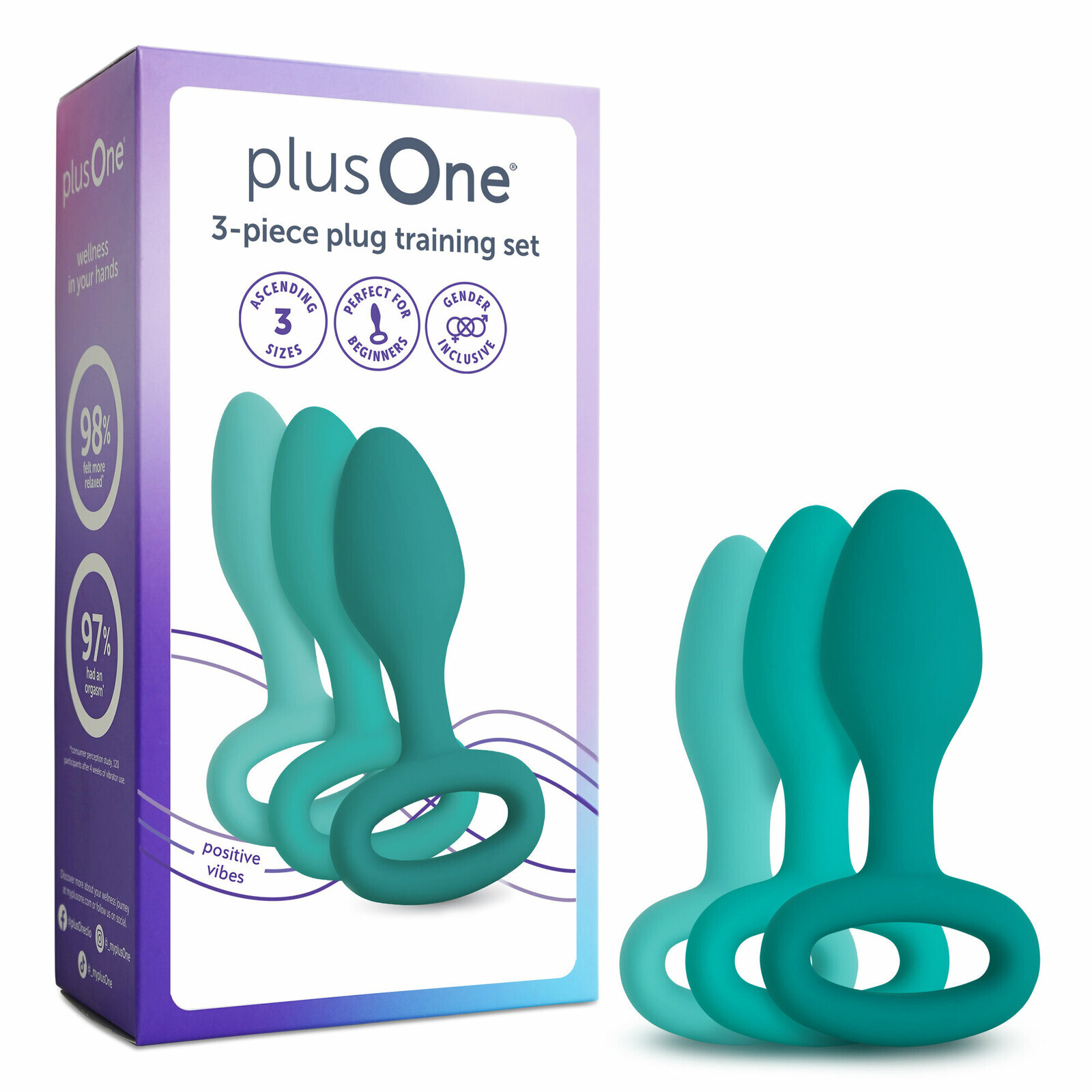 PlusOne Súprava análnych kolíkov Plug Evolution