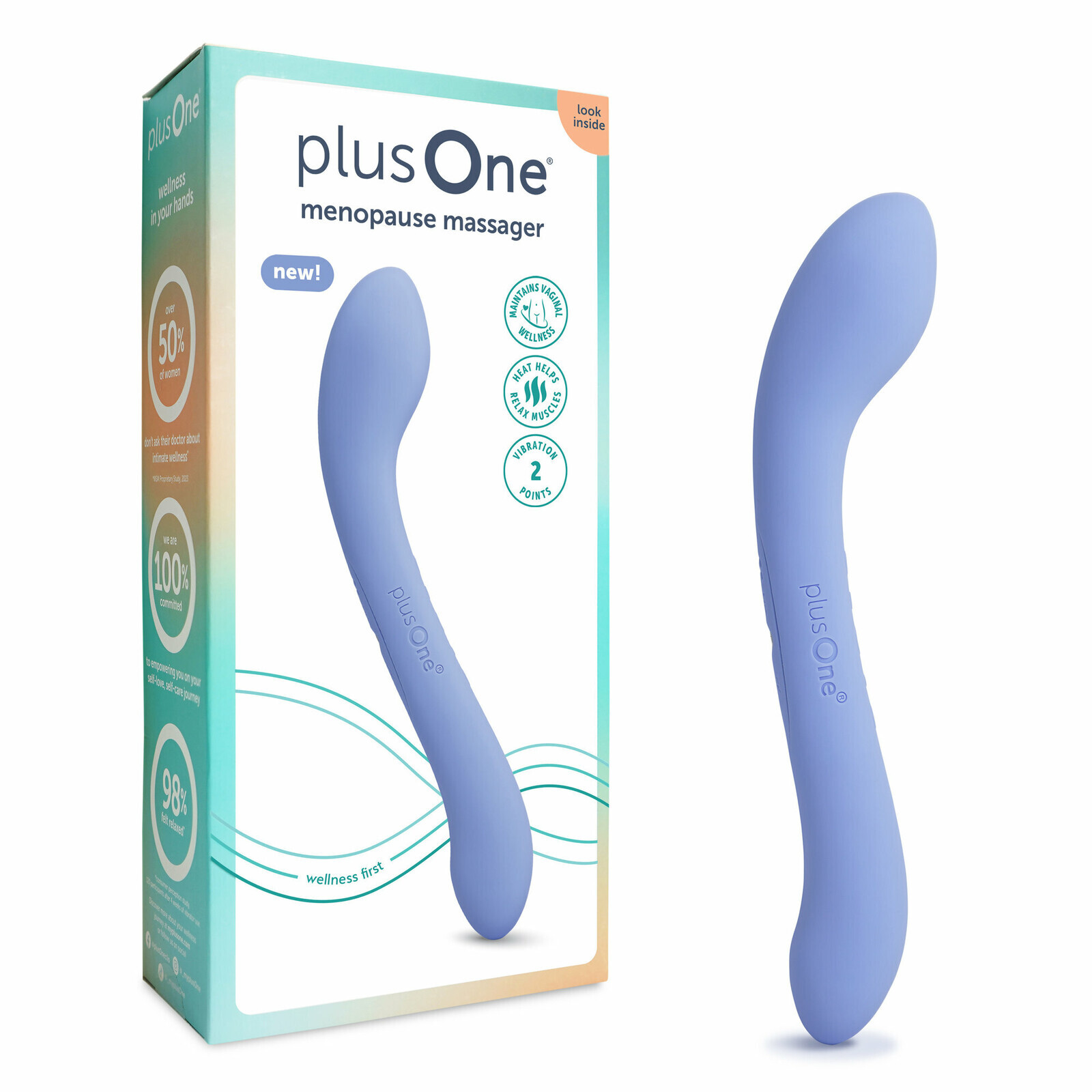 PlusOne Masážny stimulátor pre ženy v menopauze Meno Glow