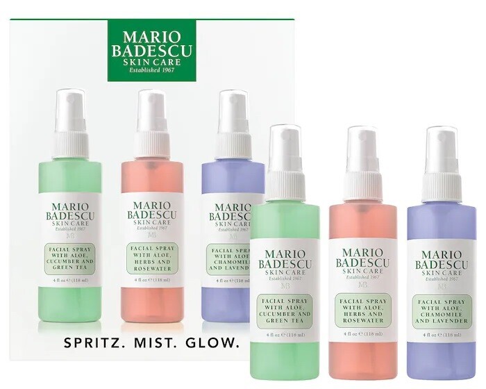 Mario Badescu Darčeková sada pleťových hmlov Spritz. Mist. Glow.