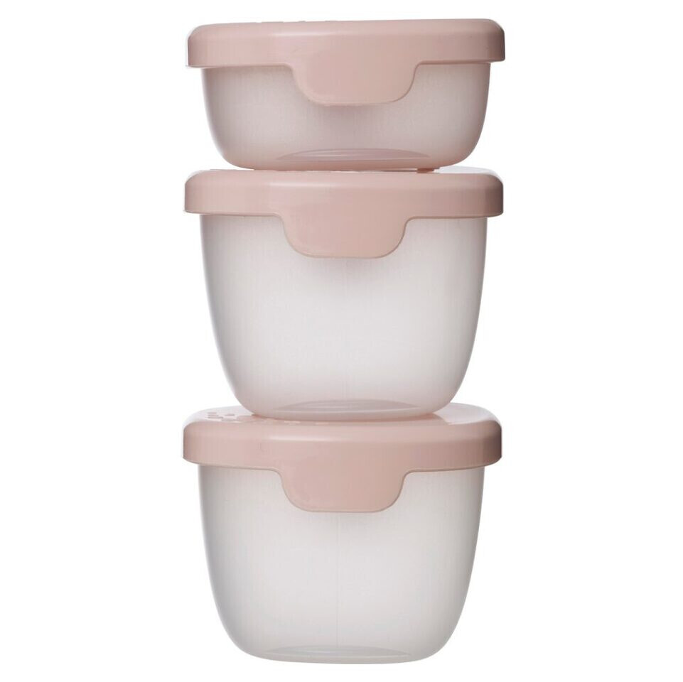 B.BOX Súprava ružových dóz Snack tubs 3 kusy