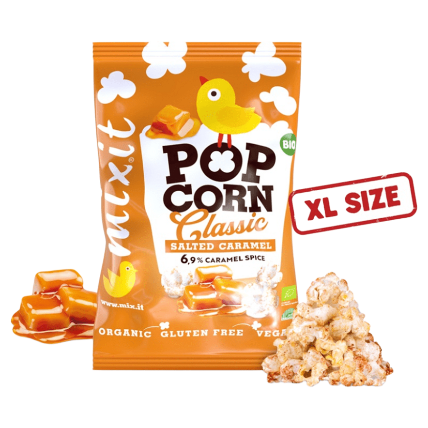 MIXIT Veľký popcorn slaný karamel BIO 75 g