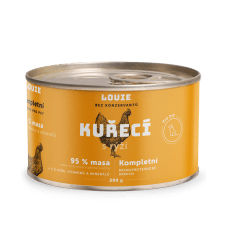 LOUIE Konzerva LOUIE kuracie s ryžou 200g pre psov