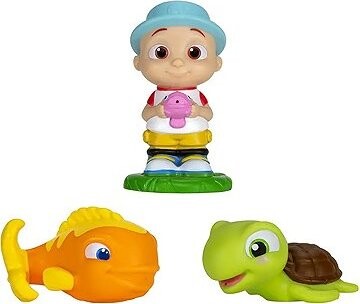 Cocomelon Splash Play Sada – JJ, Ryba a Korytnačka