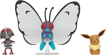 Pokémon figúrky – Eevee, Pawniard, Butterfree