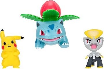 Pokémon figúrky – Pikachu, Jangmo-o, Ivysaur