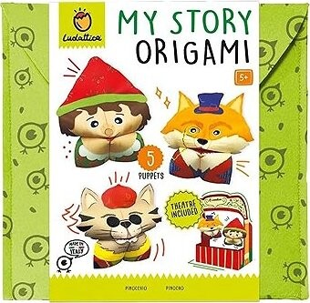 Ludattica Môj príbeh Origami – Pinocchio + kartónové divadlo