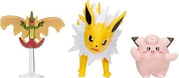 Pokémon figúrky – Clefairy, Flapple, Jolteon