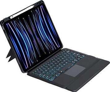 PrimeGuard Kryt s klávesnicou na iPad Pro 12.9 2018 – 2022 čierny