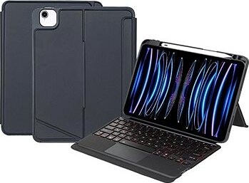 PrimeGuard Kryt s klávesnicou na iPad Pro 11 2018 – 2022/Air 2020 – 2022 čierny