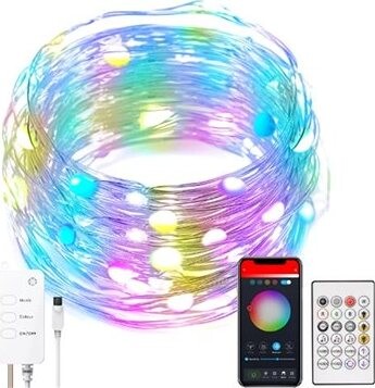 BOT Inteligentná LED vianočná a párty reťaz Tuya Smart 10 m