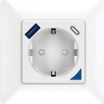 BOT Inteligentná zásuvka WP3 s USB a diaľkovým ovládačom