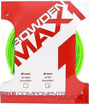 MAX1 Bowden 4 mm fluo zelená balenie 3 m