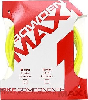 MAX1 Bowden 5 mm fluo žltá balenie 3 m