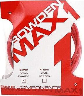 MAX1 Bowden 5 mm červený balenie 3 m