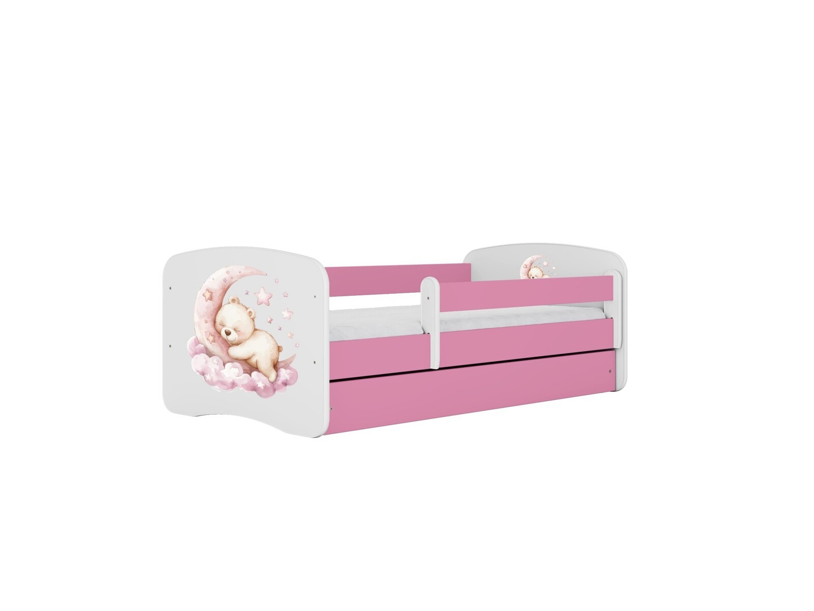 Dětská postel Babydreams medvídek růžová