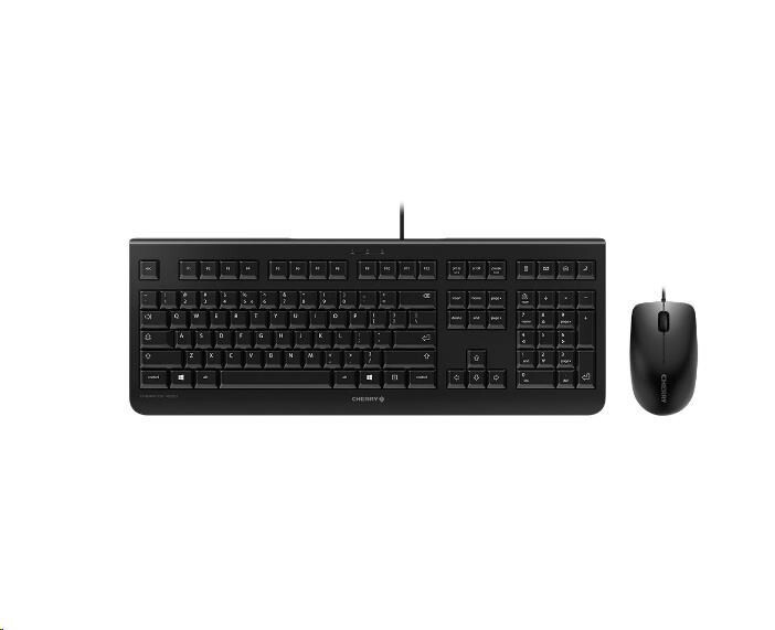 CHERRY set klávesnica + myš DC 2000, USB, EU, čierna