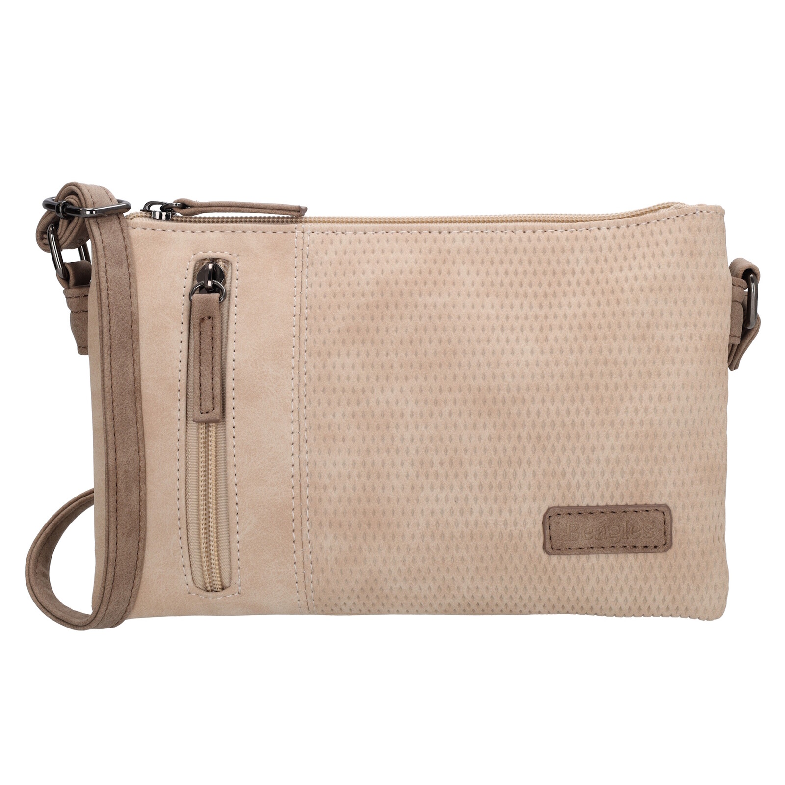 Beagles Brunete menšia crossbody taška - svetlá taupe