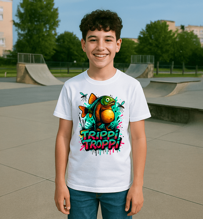 Trippi Troppi tričko biele - Italian Brainrot - 5XS (116)