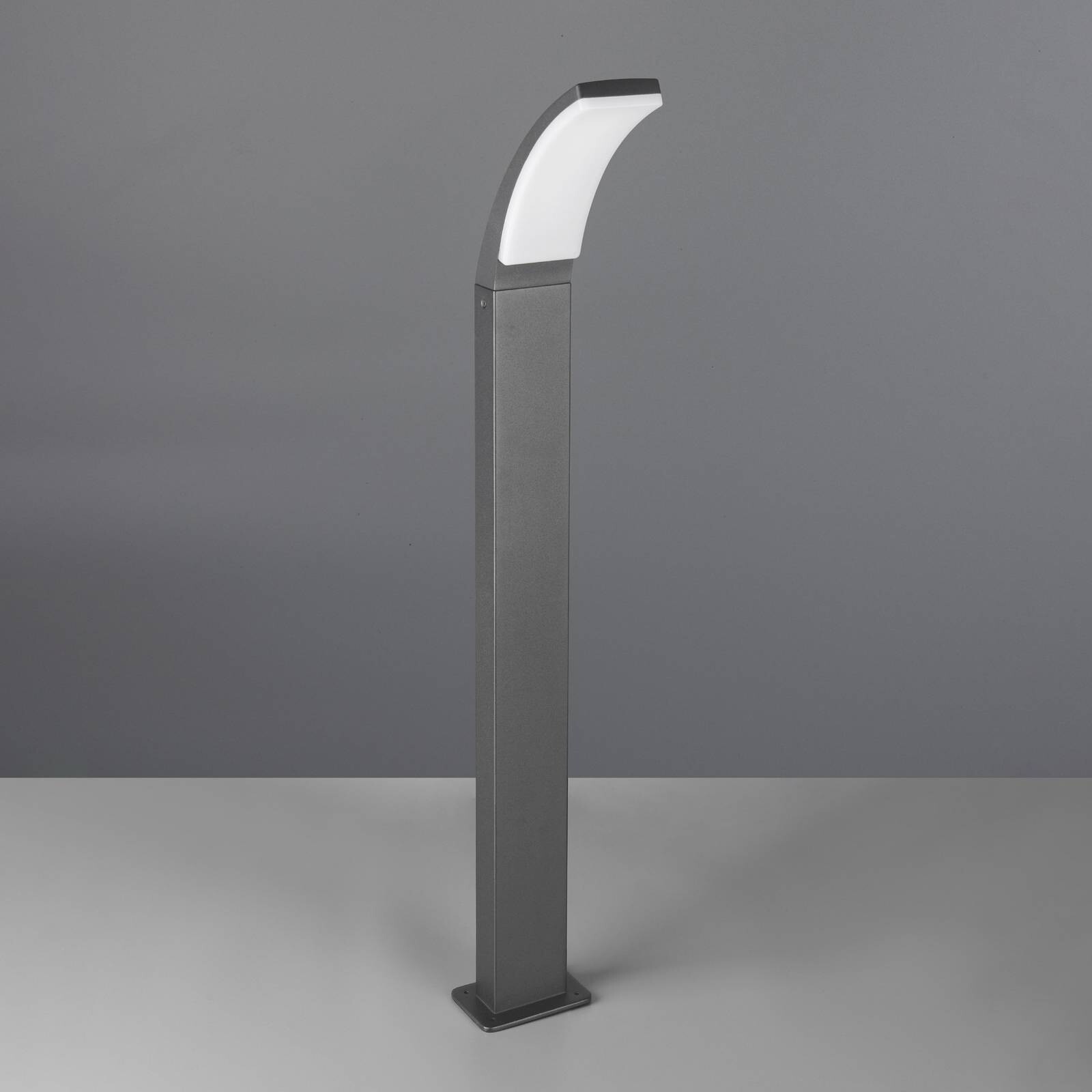 LED chodníkové svetlo Beja, antracitová, hliník, výška 100 cm