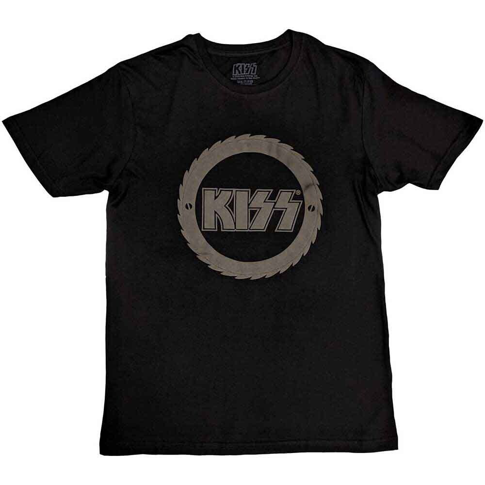 Kiss tričko Buzzsaw Logo Čierna S