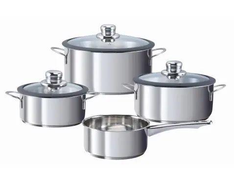 Sada hrncov (7 dielov) Grape, šedá%