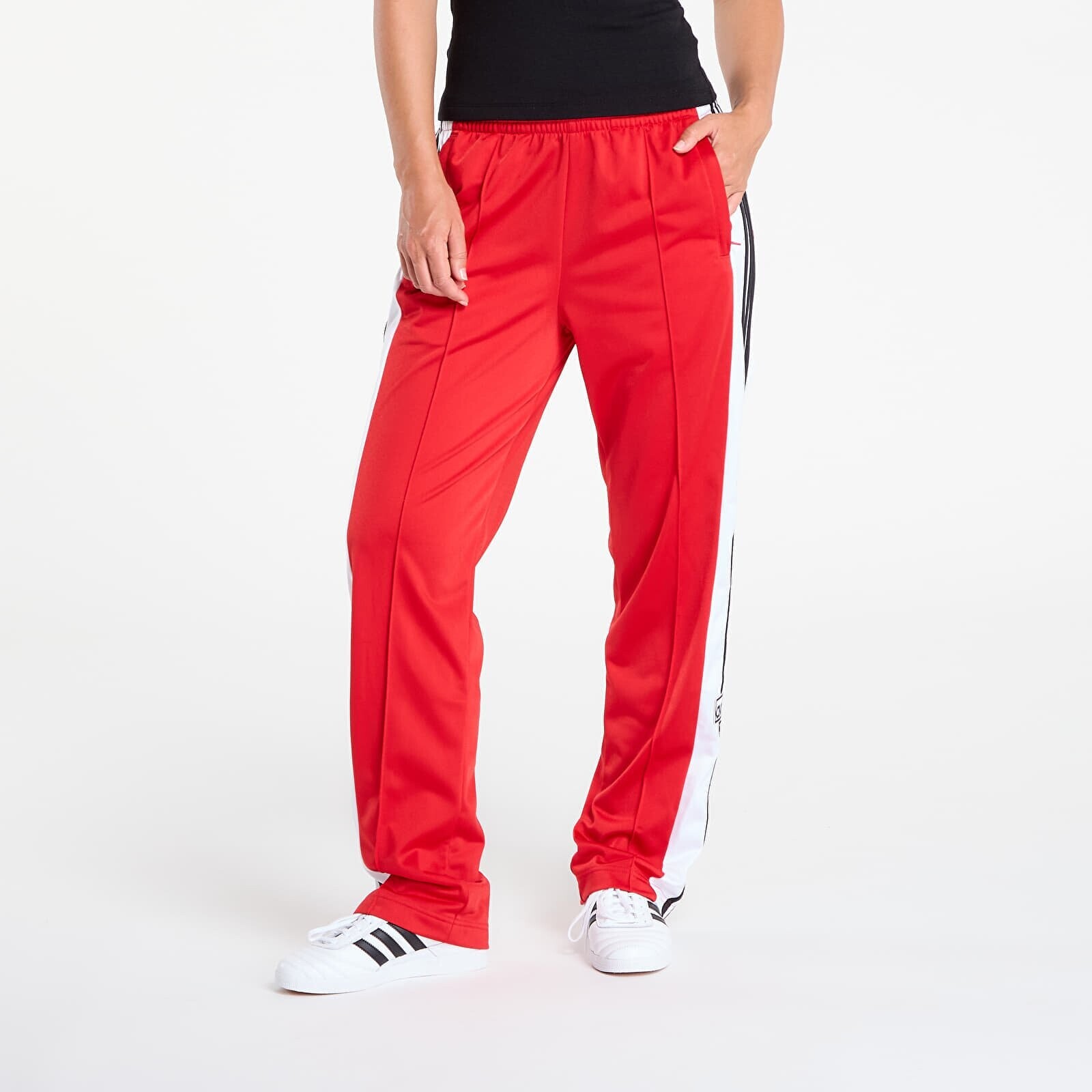 Kalhoty adidas Adibreak Tracksuit Bottoms Better Scarlet/ Black L