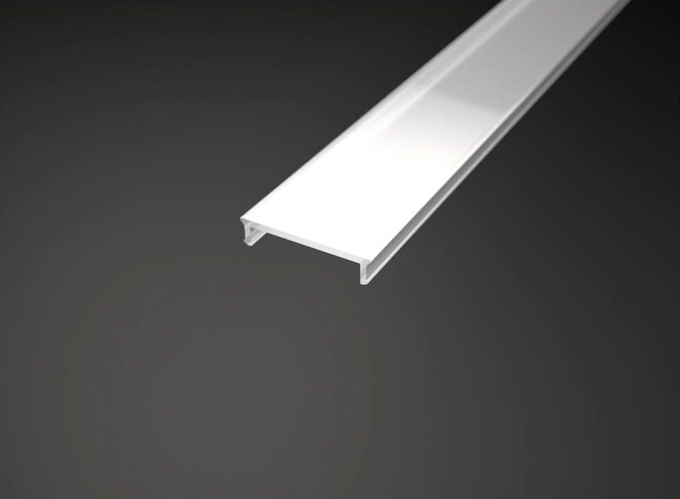 LED Solution Nacvakávacie difúzor pre profil V18, V19, V20 Vyberte variantu a dĺžku: Priehľadný difúzor 1m LP305-TRANC-1M
