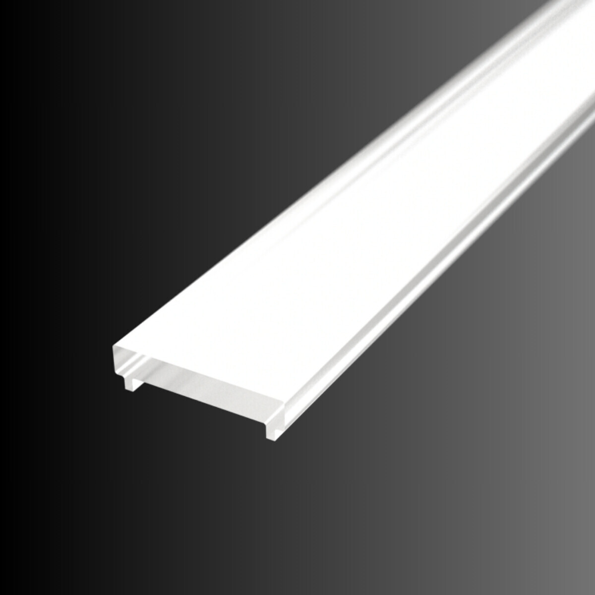 LED Solution Difúzor pre pochôdzny profil V23 Vyberte variantu a dĺžku: Opálový difúzor 1m LP404-MILKC-1M