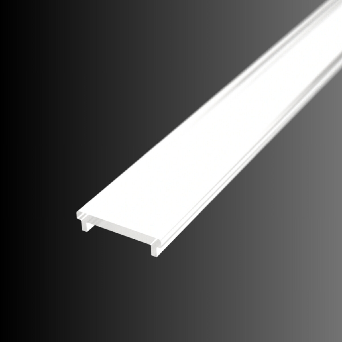 LED Solution Difúzor pre pochôdzny profil V24 Vyberte variantu a dĺžku: Opálový difúzor 1m LP406-MILKC-1M