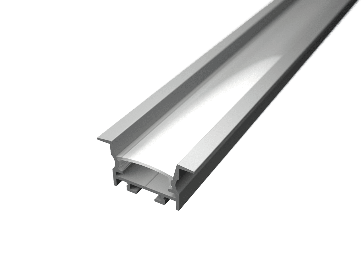 LED Solution Vstavaný profil pre LED pásiky V25 Vyberte variantu a dĺžku: Profil bez difúzora 1m LP316-1M