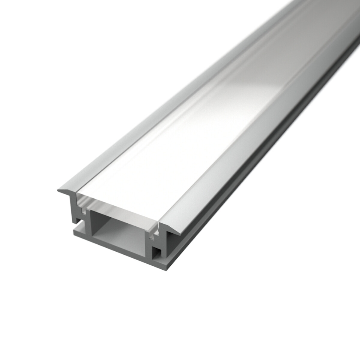 LED Solution Pochôdzny profil pre LED pásiky V23 Vyberte variantu a dĺžku: Profil bez difúzora 1m LP404-1M