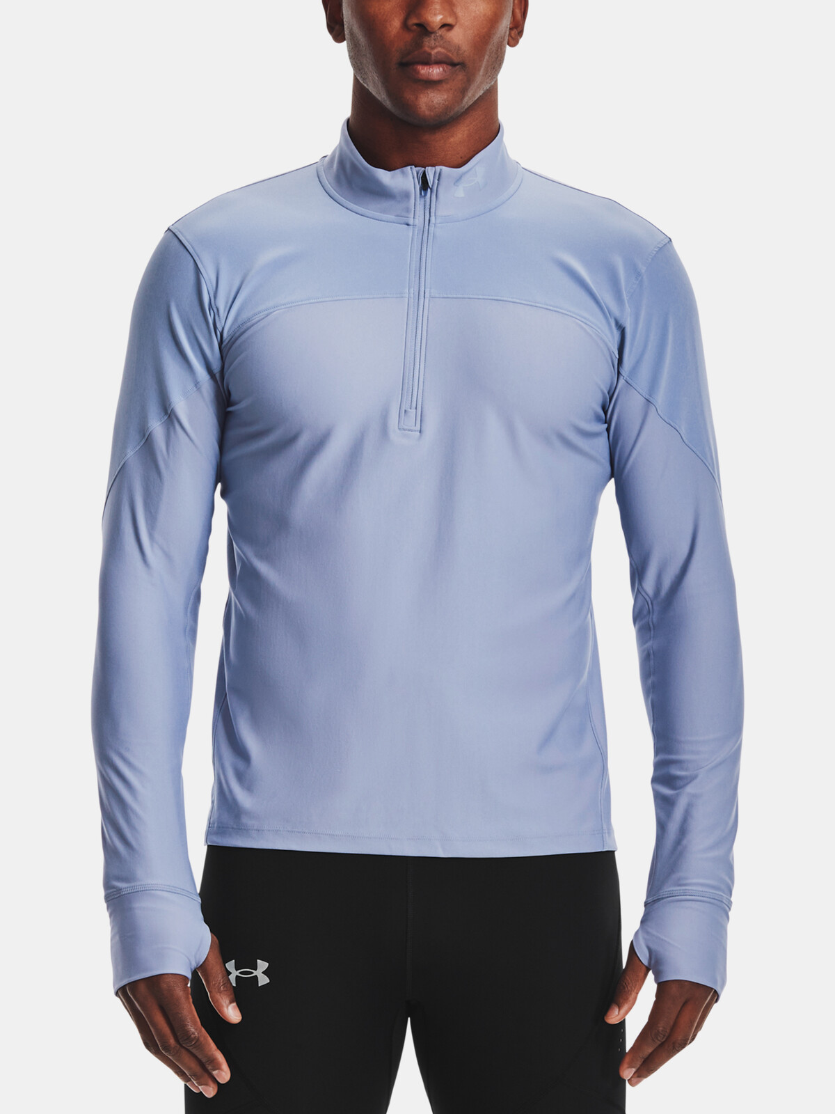 Under Armour T-shirt QUALIFIER HALF ZIP-BLU - Men's