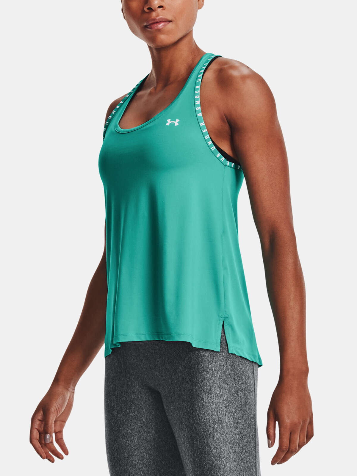 Dámske tielko Under Armour UA Knockout Tank-GRN