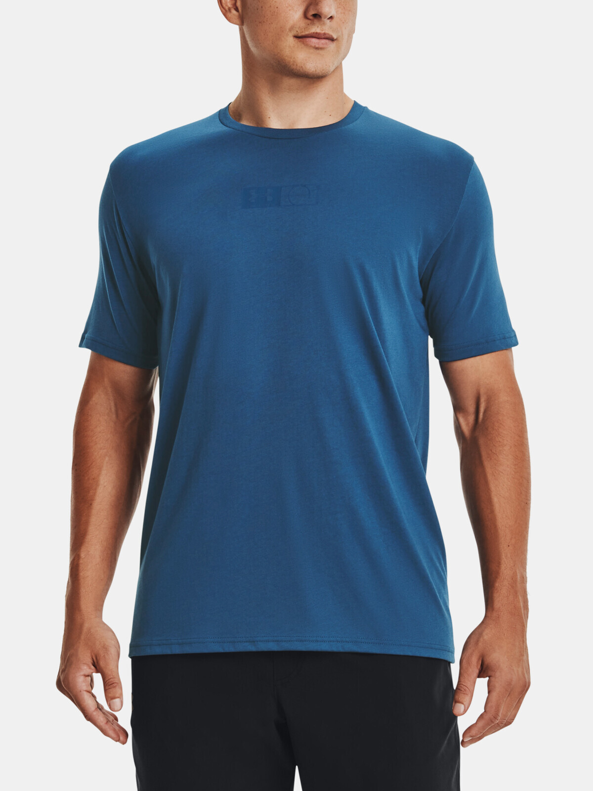 Under Armour T-Shirt M GFB Elevated Icon-BLU - Men